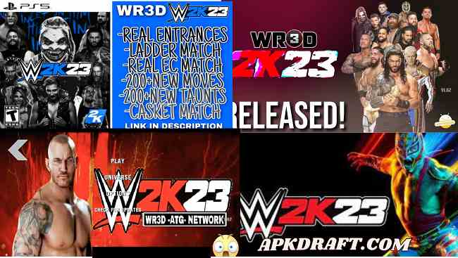 WR3D 2K24 APK Mod Android Download