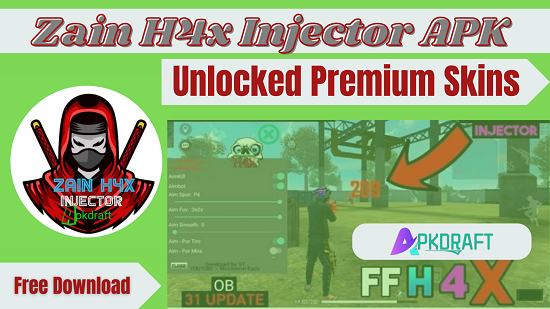 Zain h4x Injector APK Download v116 (FREE APP) For Android